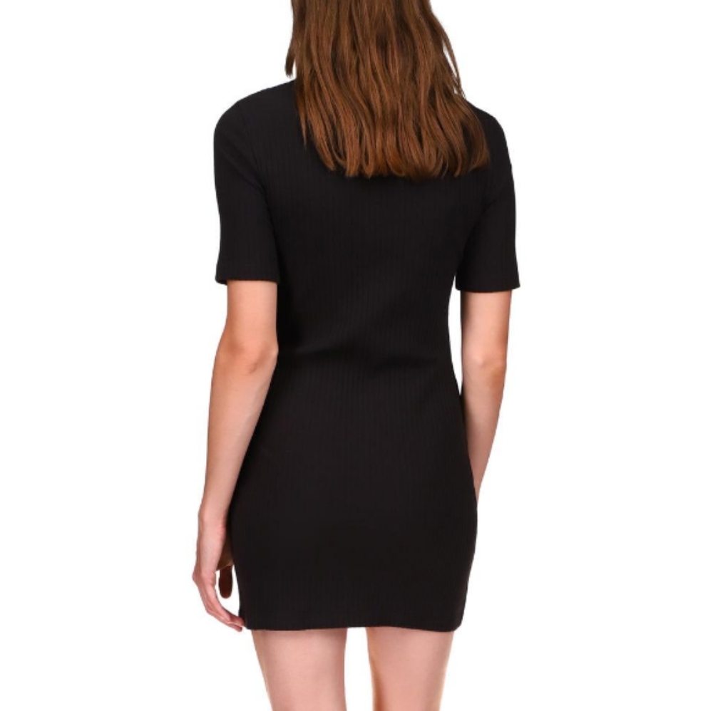 Sanctuary Ribbed Knit Mini Dress Black - Picture 5 of 9